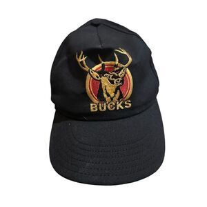 RARE VINTAGE Vintage 1980s Trucker Hat Bucks Cigarettes Buck The System Snapback